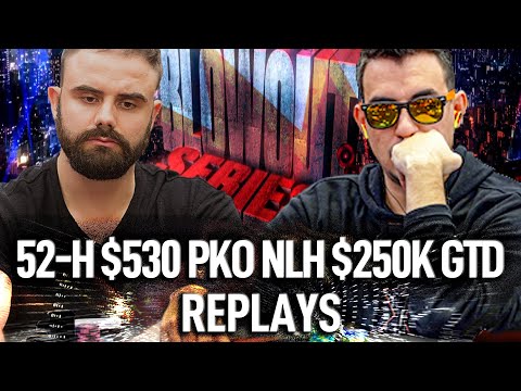 BLOWOUT SERIES 52-H $530 Bit2Easy  | pitaoufmg | leocir25 Final Table Poker Replays
