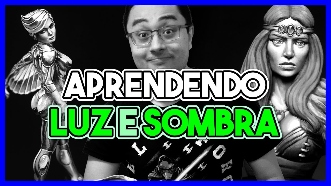 Guia básico de LUZ e SOMBRA para pintura de miniaturas - Iniciantes e principiantes