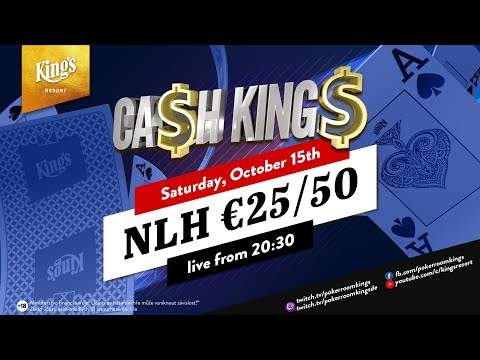 Ca$h King$ Special - NLH Cash Game €25/€50 live aus dem King´s Resort - Stefan Hachmeister!