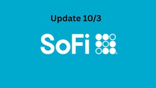 SOFI Update 10/3 | What Is A Good Target For This Corrective Move?  $35 Soon?