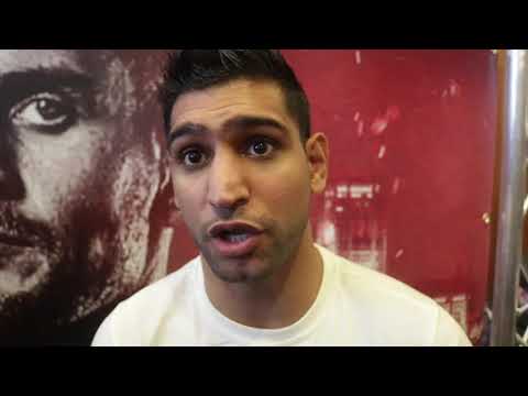 AMIR KHAN REACTS TO PHIL LO GRECO ALTERCATION & COMMENTS ABOUT HIS WIFE & TALKS KELL BROOK