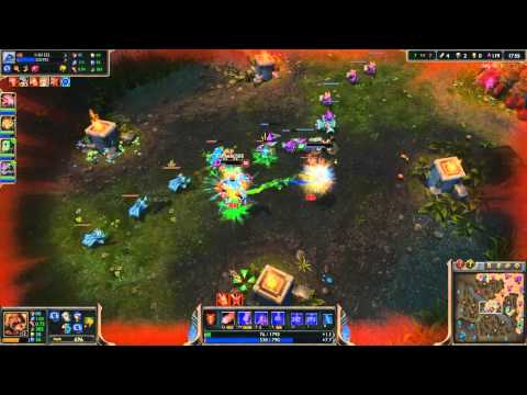 League of Legends Brand Mid vs Xerath 15-4-13 Fun Gameplay Full Gameplay
