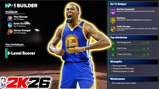 Best *WARRIORS* KEVIN DURANT Build in NBA 2K26