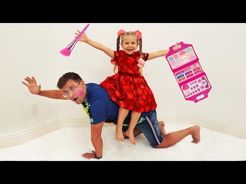 Diana wants to play with dad