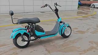 Factory Shooting 1500W 60V 40AH Battery Citycoco Electric Scooter Chopper Motorcycle EEC Adult Ebike
