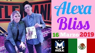 Alexa Bliss en México - "La Mole" 2019
