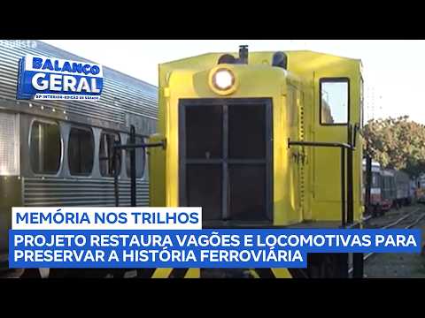 Sorocaba: Restauração de Vagões e Locomotivas