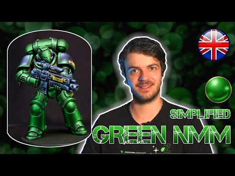 How to paint Space Marines in Green NMM