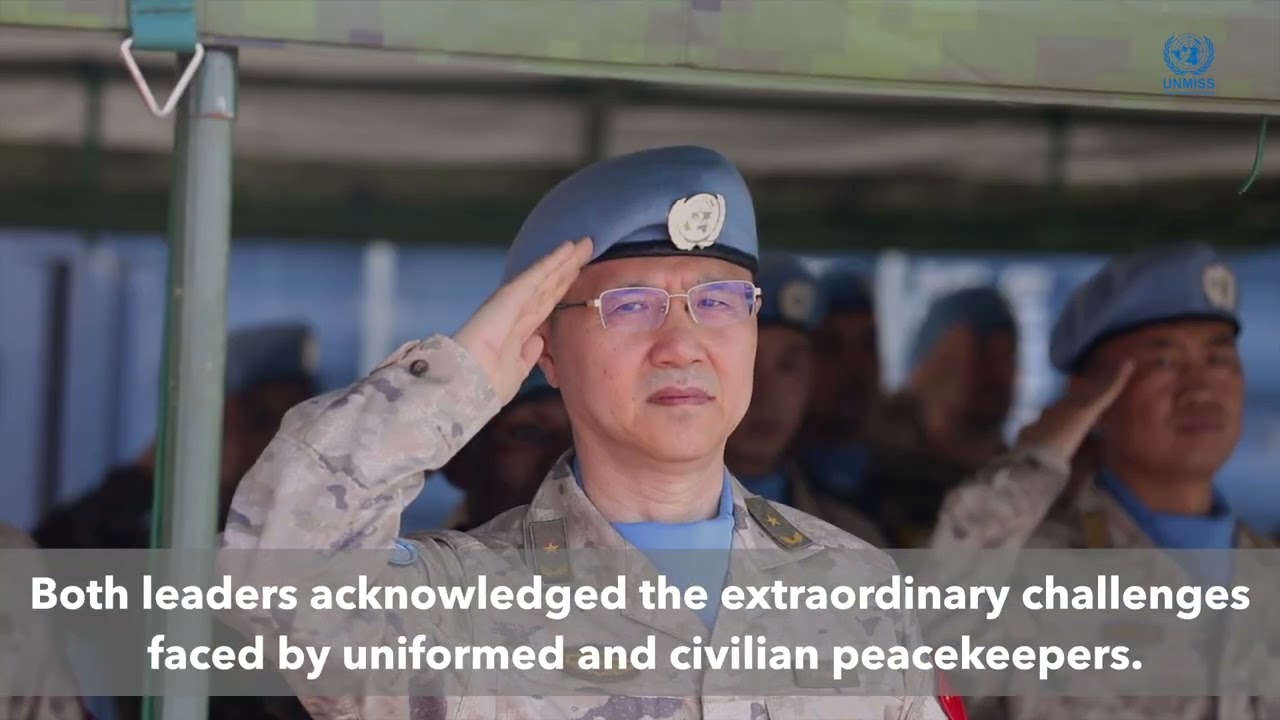 UNMISS Force Change of Command ceremony