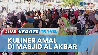 Suasana Bazar Amal Pembangunan Masjid Agung Al Akbar di Sorong, 115 Lapak Sajikan Aneka Kuliner