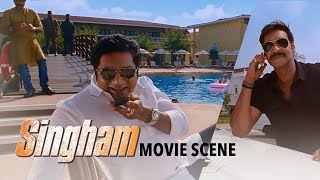 Kajal Ne Kiya Ajay Devgn Ko Challenge | Singham | Movie Scene