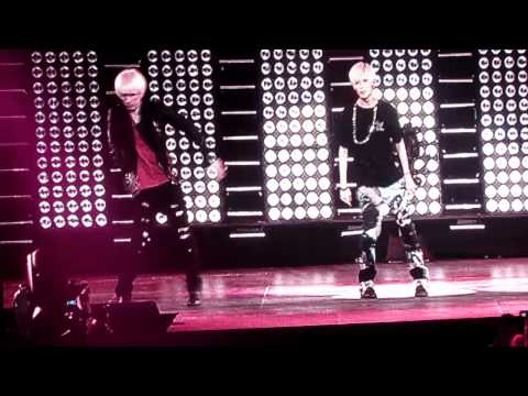 [HD] Eunhyuk and Taemin dance battle at SMTown NYC MSG