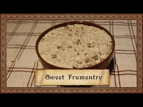 How to Cook - Sweet Frumentry | Delicious Medieval Dessert | 1 Minute Medieval Recipes #Shorts