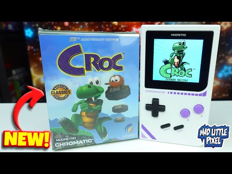 Croc Is BACK! Updated Game Boy Color 25th Anniversary Cartridge! (Unboxing & Gameplay)