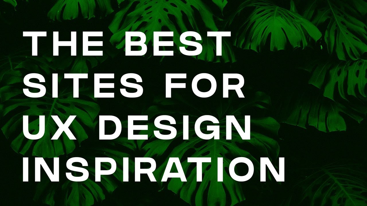Find Design Inspiration From 6 of these websites