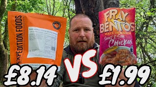 I was almost SICK - Worth buying cheap meals for hiking & wild camping.