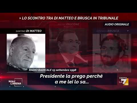 Lo scontro tra Di Matteo e Brusca in tribunale