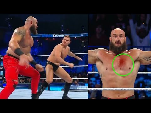 Braun Strowman Vs Gunther & Sheamush WWE Smackdown 2022 Highlights720P HD