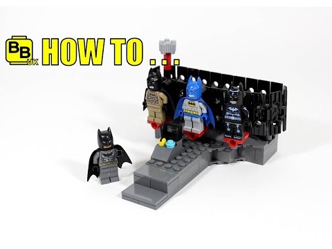HOW TO MAKE A LEGO BATMAN MOVIE MINIFIGURE SUIT RACK Video