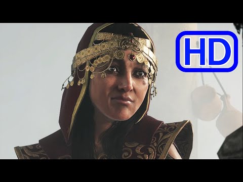 Basim meets Qabiha and killed by Roshan ( Death scene ) - Assassin's Creed Mirage #game #gaming #4k