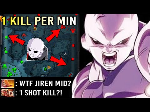 JIREN MID IS BACK! 1 Kill Per Min Farm Enemy Heroes Only Gank 1 Shot Kill Top MMR Rank WTF Dota 2