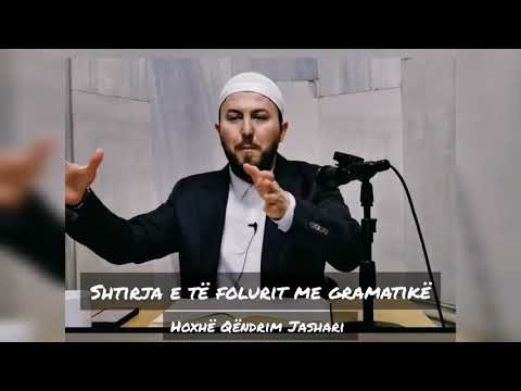 Shtirja e të folurit me gramatikë - Hoxhë Qëndrim Jashari