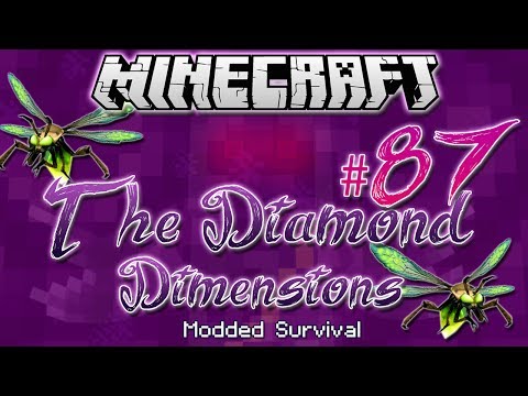 "POISONOUS FIREFLIES" | Diamond Dimensions Modded Survival #87 | Minecraft