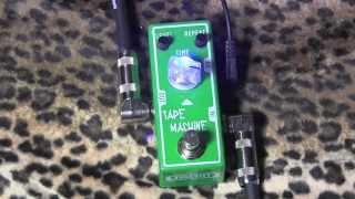 Video thumbnail for Tone City TAPE MACHINE echo demo with RS Guitarworks Tele & Zwreck combo by gearmanndude