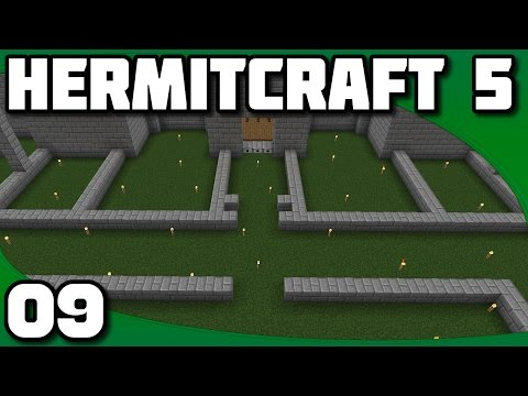 Hermitcraft 5 - Ep. 9: Room Planning & Drawbridge