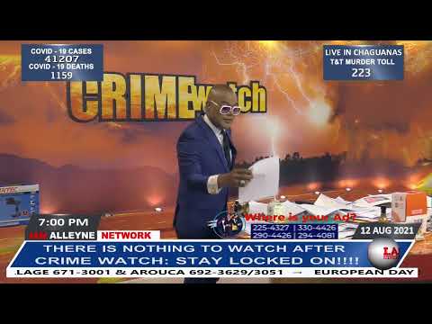 THURSDAY 12TH AUGUST 2021: CRIME WATCH LIVE