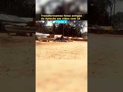 Memórias de Apiacás-MT transformadas em vídeo com IA