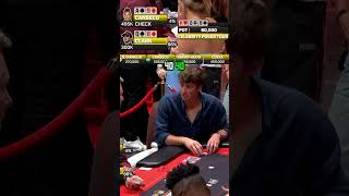She's a sharp one - #cpt #poker #texasholdem