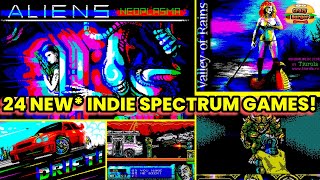 24 New* Indie Spectrum Games - A Selection Of Some of The Best Games Over The Last Few Years!