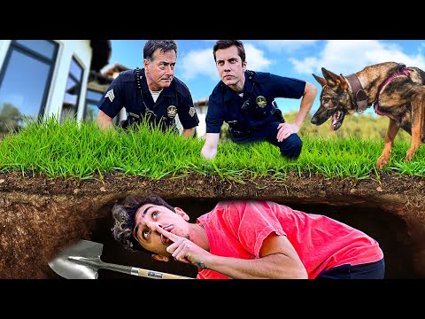 Hiding UNDERGROUND From S.W.A.T Team - Last to Get Arrested WINS