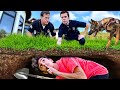 Hiding UNDERGROUND From S W A T Team Last To Get Arrested WINS