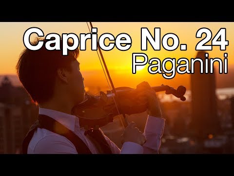 Caprice No. 24 "Devil's Violin"- Paganini - Timothy Chooi (♫ Violin) - 4K video