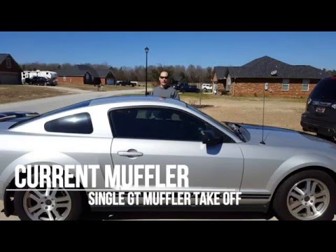 2005 Ford Mustang V6...GT muffler vs Flowmaster American Thunder