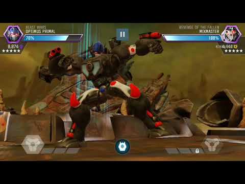 5 STAR Optimus primal gameplay transformers forged to fight