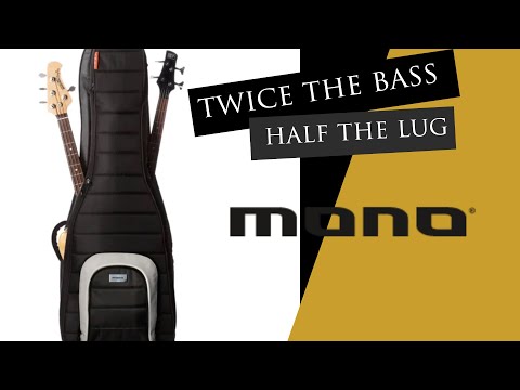 Twice the bass, half the lug with MONO Dual Bass bag