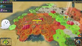 まったりCIV6神　負けたら終わり#3