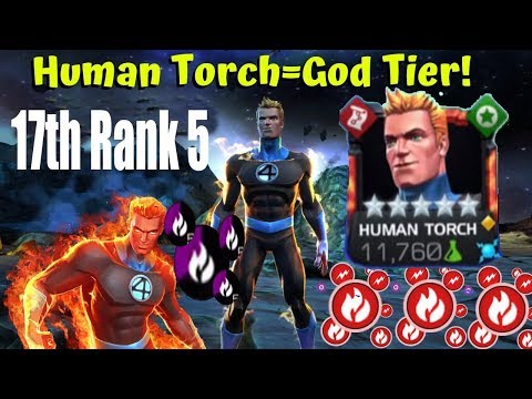 17th Rank 5 Human Torch & GamePlay - Marvel Contest of Champions