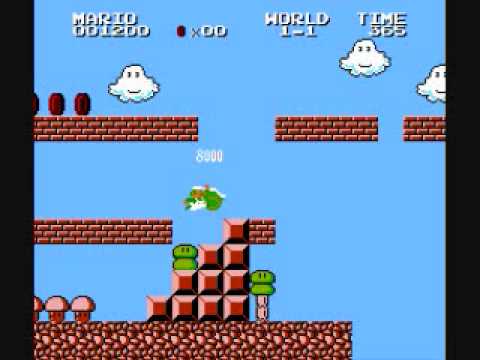 Super Mario Bros. Lost Levels 8000 Points From 1 Shell