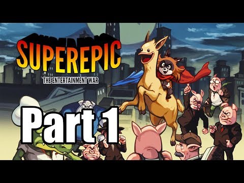 SUPEREPIC THE ENTERTAINMENT WAR Gameplay Walkthrough Part 1 - No Commentary [Nintendo Switch]