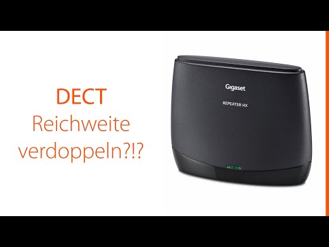 Gigaset pro Repeater HX, schwarz - DECT-Repeater für schnurloses Telefon video preview