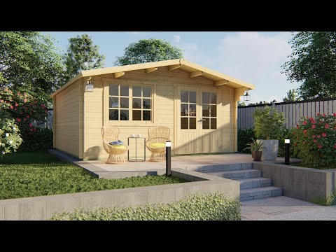 Video casa de madera rose