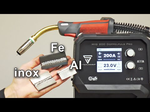 MIG-Doppelpuls-Schweißgerät - STAHLWERK MIG MAG 200 Doppelpuls Pro | Auspacken und testen