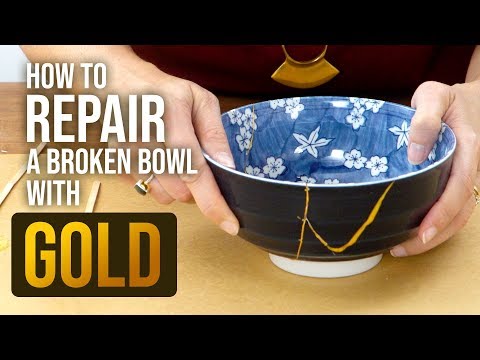 How to Repair Broken Bowls with Gold ~ The Art of Kintsugi - HGTV Handmade