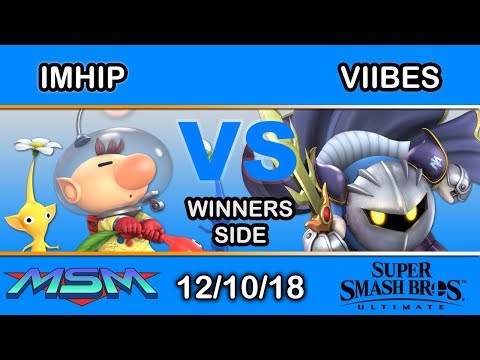 MSM 169 - ImHip (Olimar) Vs. Viibes (Metaknight) Pools R4 - Smash Ultimate