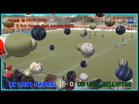 2013-14 Cadete Preferente - J22 - CE Sant Gabriel-Unificación Bellvitge  7-0