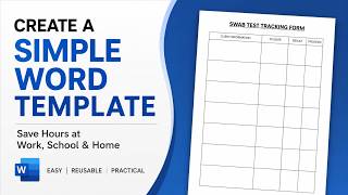 This Simple Word Template Will Save You Hours at Work, School & Home